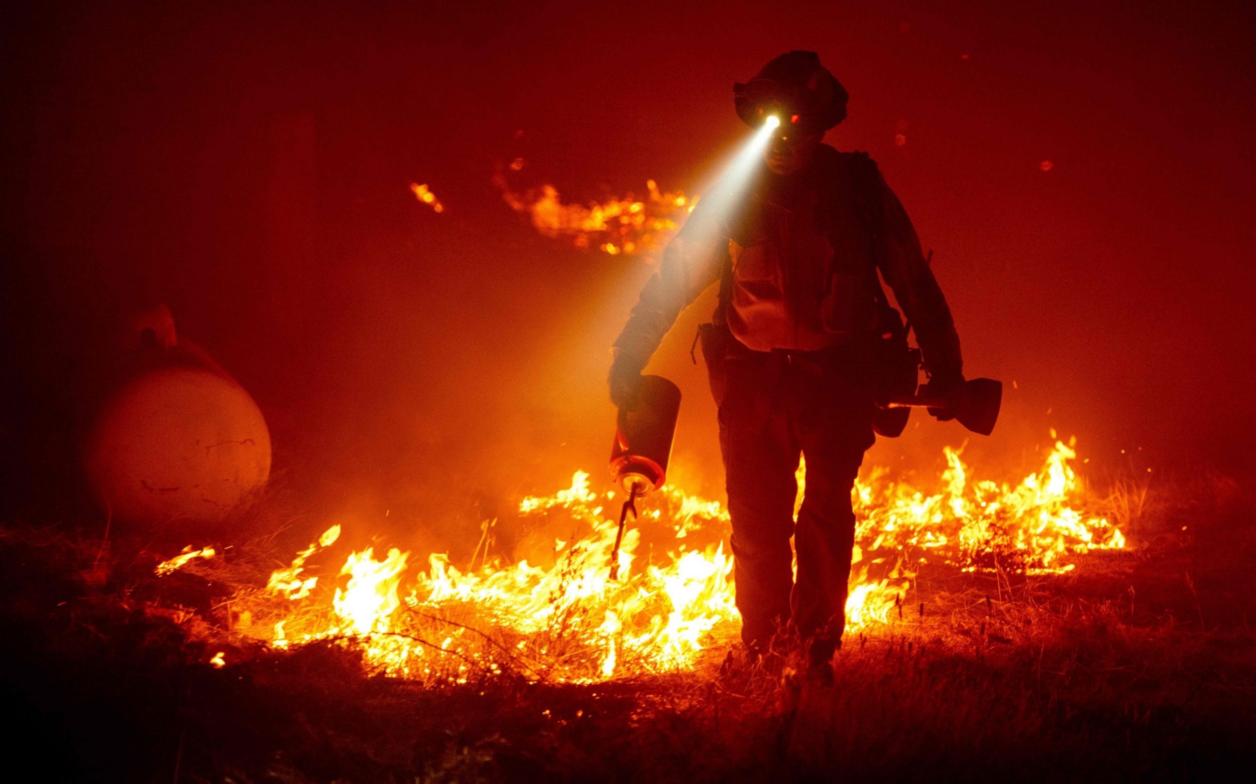 Flames Over Silicon Valley Skies