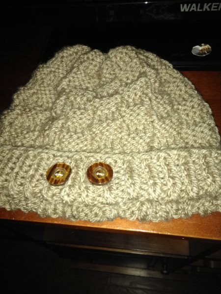 Irish hand knit beanie