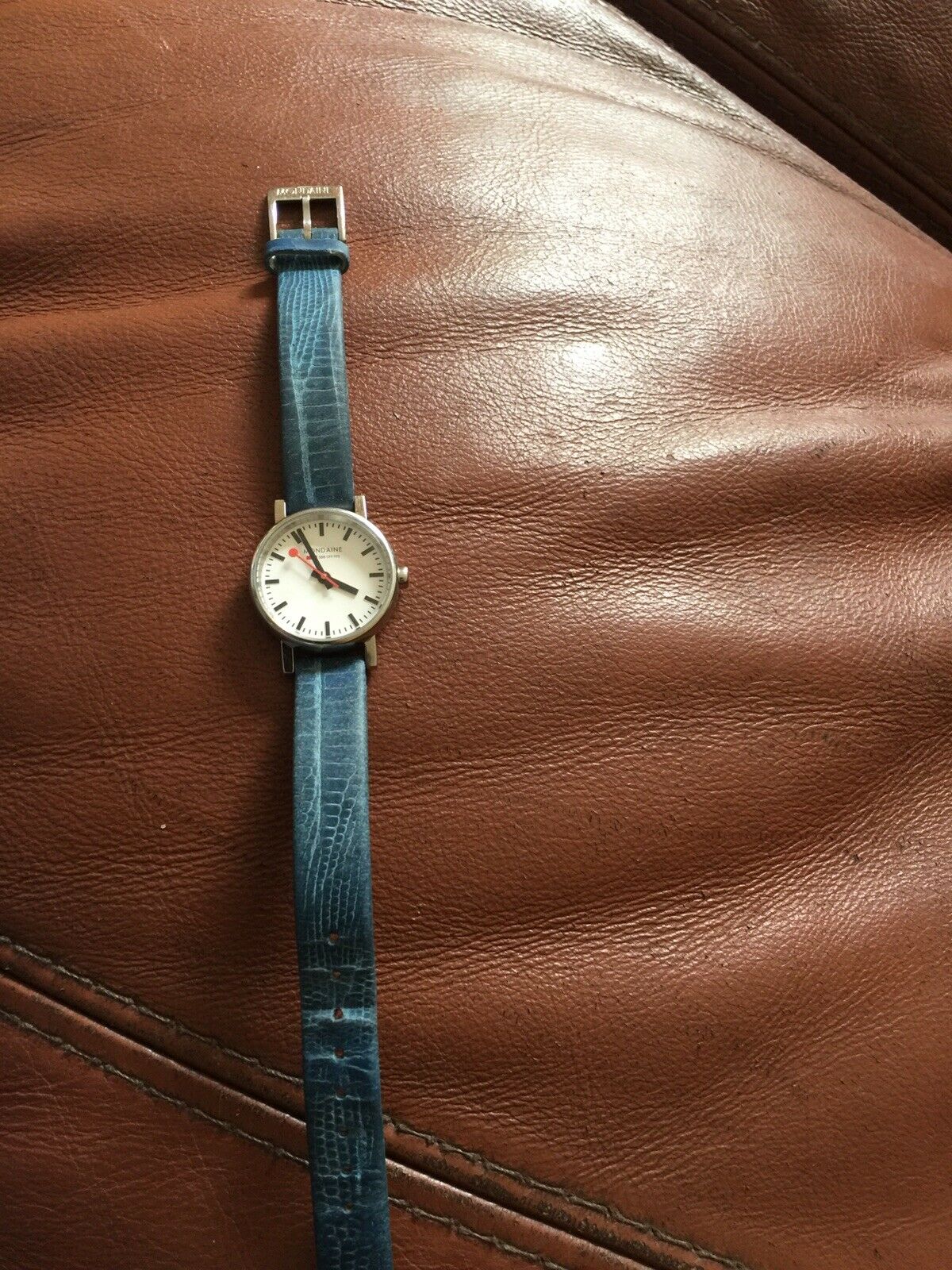 Pre-owned Mondaine Swiss Railways. Ladies Watch, Quartz,